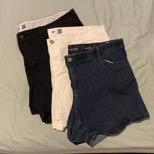 3 pair shorts bundle